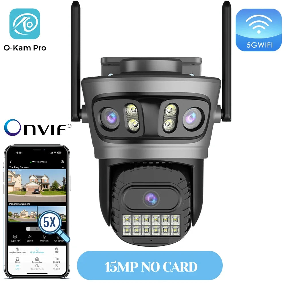 Caméra De Surveillance Extérieure PTZ WiFi 20MP