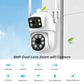 Caméra De Surveillance Extérieure PTZ WiFi Double Objectif 4K
