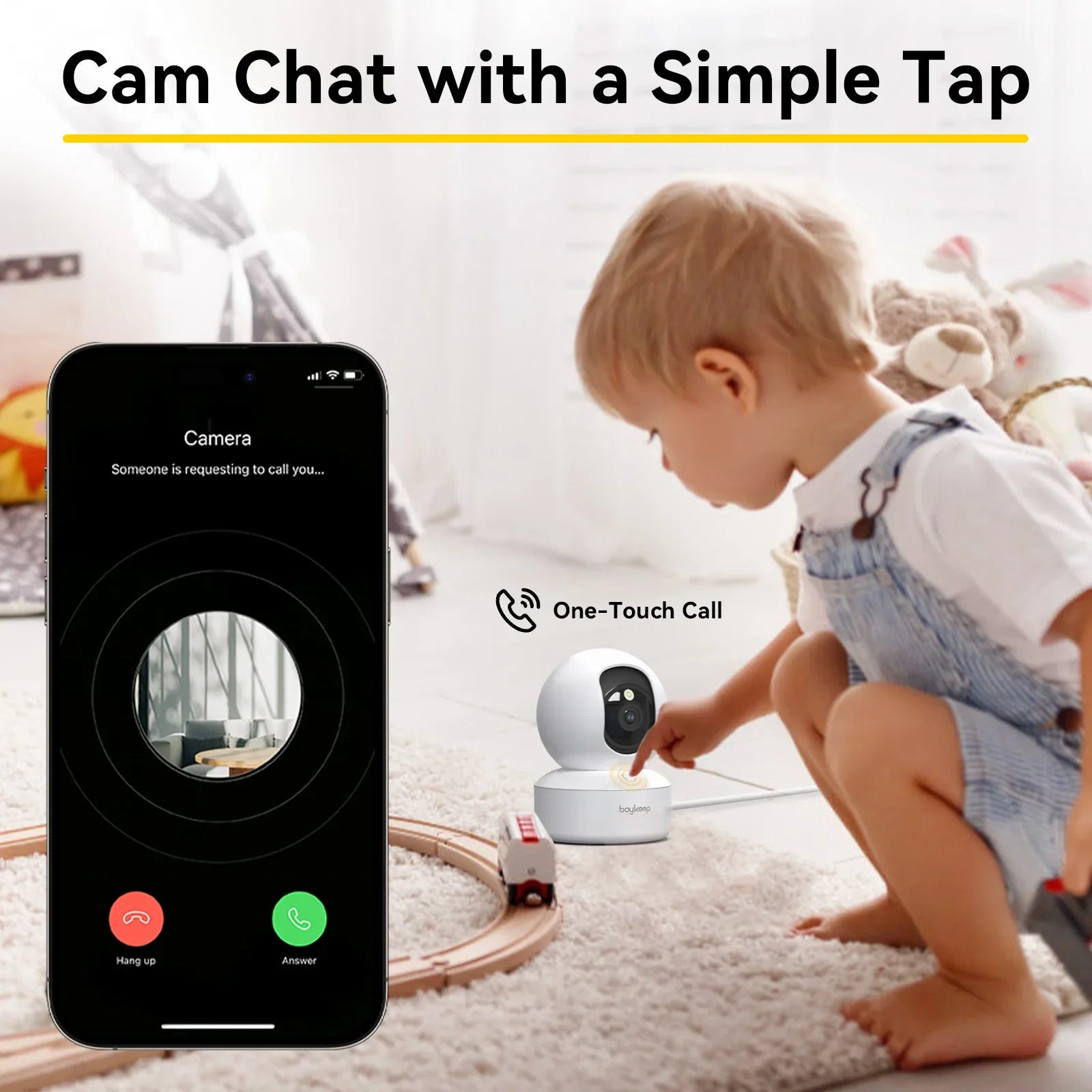 Caméra De Surveillance Intelligente 3MP Avec Suivi Automatique