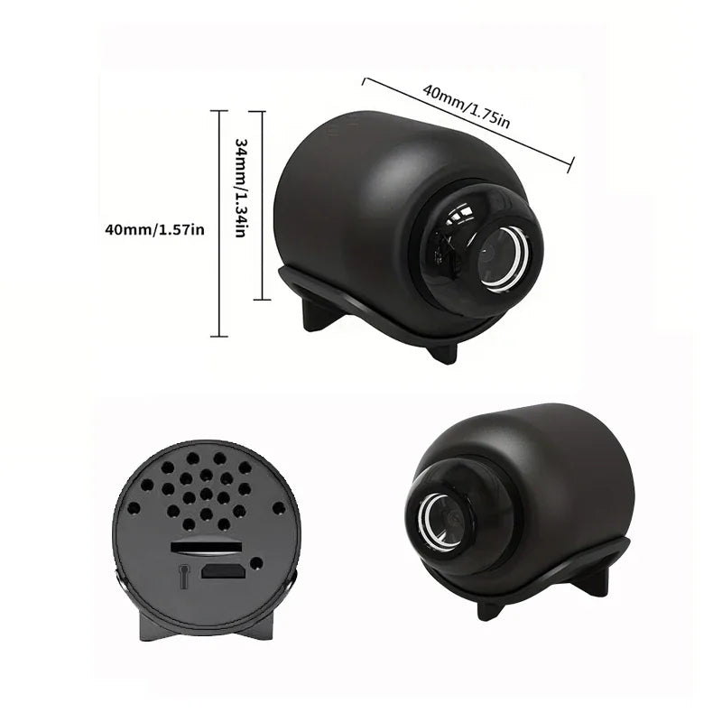Mini Caméra Wi-Fi 1080P avec Vision Nocturne