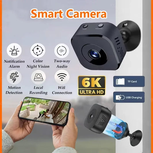 Mini Caméra Wi-Fi 4K Avec Vision Nocturne